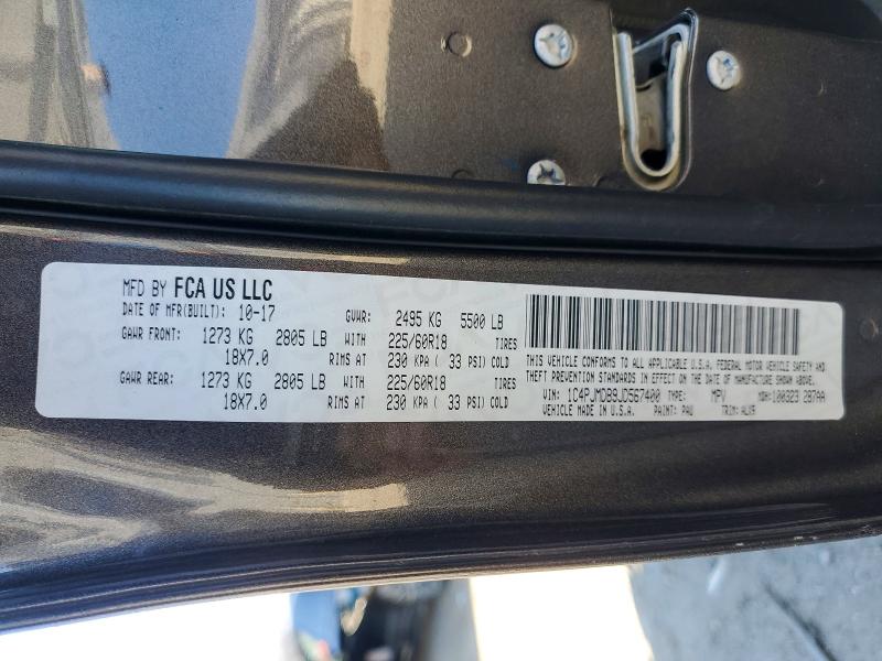 Aukcja sprzedaży 2018 Jeep Cherokee, vin: 1C4PJMDB9JD567400, numer aukcji: 50663316