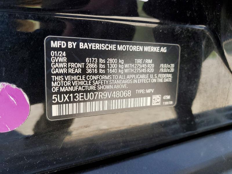 Aukcja sprzedaży 2024 Bmw X5, vin: 5UX13EU07R9V48068, numer aukcji: 50386746