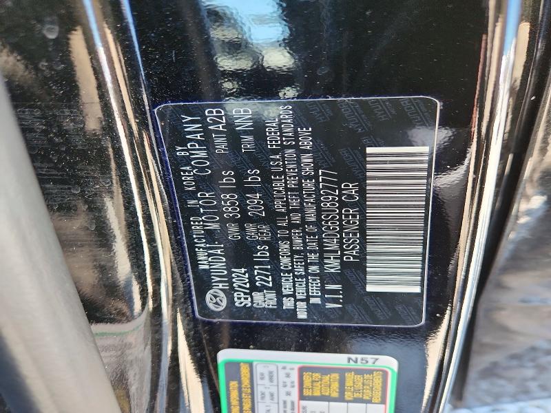 Aukcja sprzedaży 2025 Hyundai Elantra, vin: KMHLM4DG6SU892777, numer aukcji: 48936106