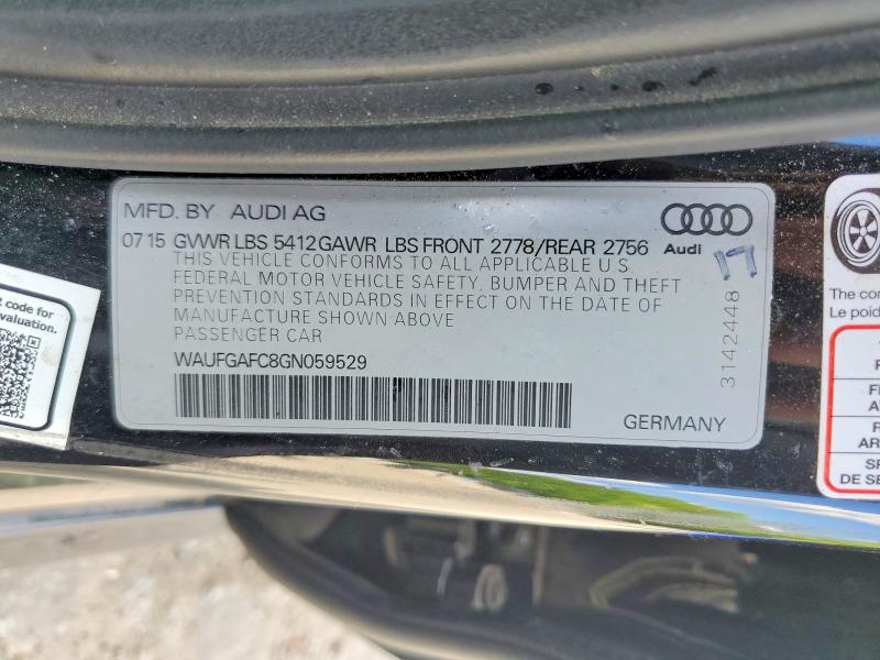 Продаж на аукціоні авто 2016 Audi A6, vin: WAUFGAFC8GN059529, номер лоту: 50750346