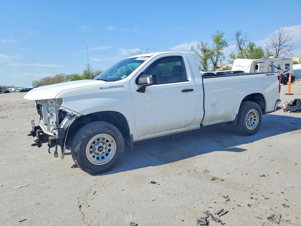47915136 :رقم المزاد ، 3GCNYAEH3MG407184 vin ، 2021 Chevrolet Silverado مزاد بيع