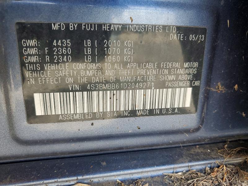 Продажа на аукционе авто 2013 Subaru Legacy, vin: 4S3BMBB61D3049271, номер лота: 50102826