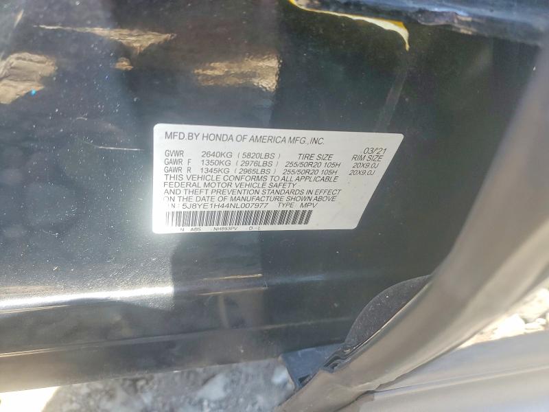 Продажа на аукционе авто 2022 Acura Mdx, vin: 5J8YE1H44NL007977, номер лота: 49983656