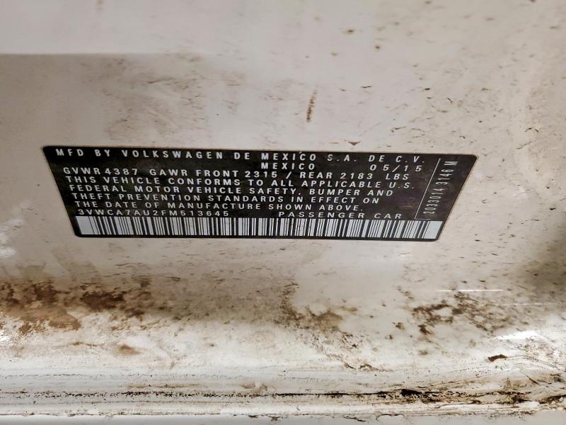 Aukcja sprzedaży 2015 Volkswagen Golf Sportwagen, vin: 3VWCA7AU2FM513645, numer aukcji: 50475816
