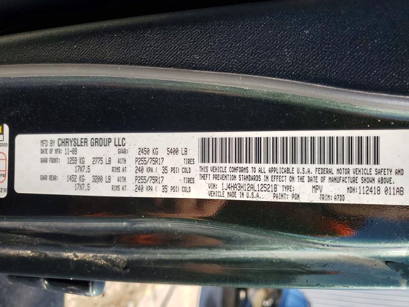 Aukcja sprzedaży 2010 Jeep Wrangler Unlimited, vin: 1J4HA3H12AL125218, numer aukcji: 51463926