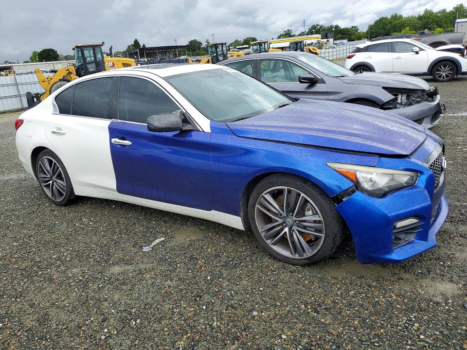 2015 Infiniti Q50 მანქანა იყიდება აუქციონზე, vin: JN1BV7AP6FM350350, აუქციონის ნომერი: 50812396