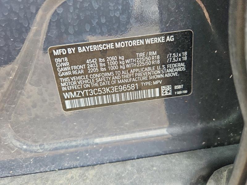 Продажа на аукционе авто 2019 Mini Cooper, vin: WMZYT3C53K3E96581, номер лота: 48481766