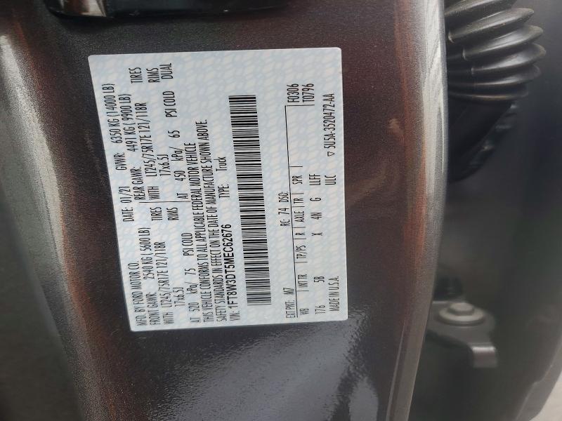 Продажа на аукционе авто 2021 Ford F350, vin: 1FT8W3DT5MEC62676, номер лота: 48660376
