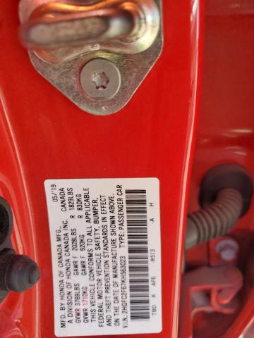 Aukcja sprzedaży 2019 Honda Civic, vin: 2HGFC2F67KH563023, numer aukcji: 51659216