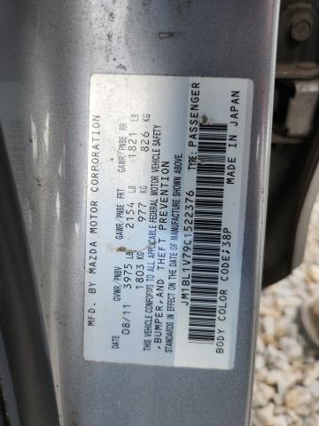Продажа на аукционе авто 2012 Mazda 3, vin: JM1BL1V79C1522376, номер лота: 45726246