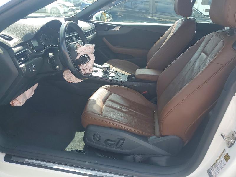2019 Audi A5 მანქანა იყიდება აუქციონზე, vin: WAUWNGF5XKN008746, აუქციონის ნომერი: 48212306