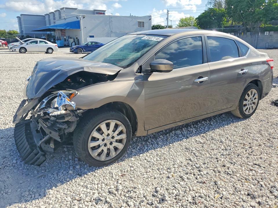51607116 :رقم المزاد ، 3N1AB7AP5FL646815 vin ، 2015 Nissan Sentra مزاد بيع