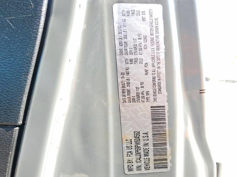48189816 :رقم المزاد ، 1C4JJXP69PW604562 vin ، 2023 Jeep Wrangler مزاد بيع
