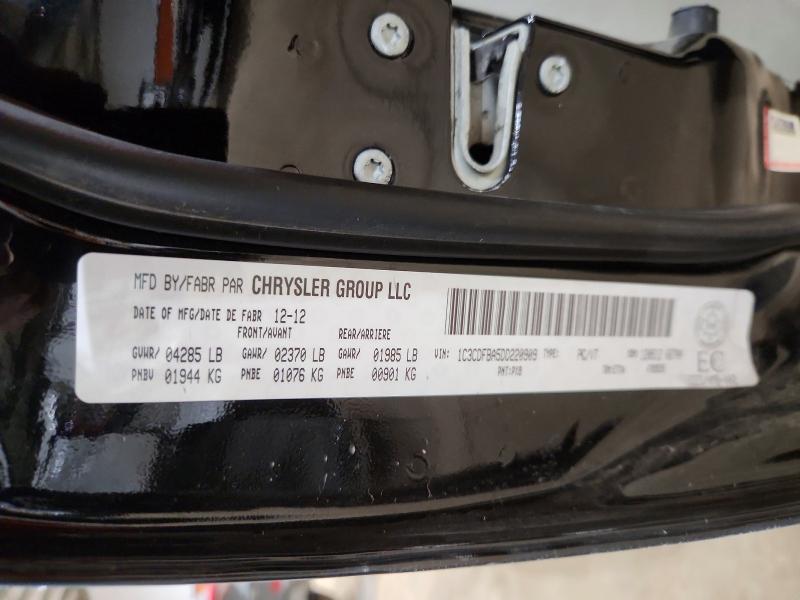 2013 Dodge Dart მანქანა იყიდება აუქციონზე, vin: 1C3CDFBA5DD220909, აუქციონის ნომერი: 50728716