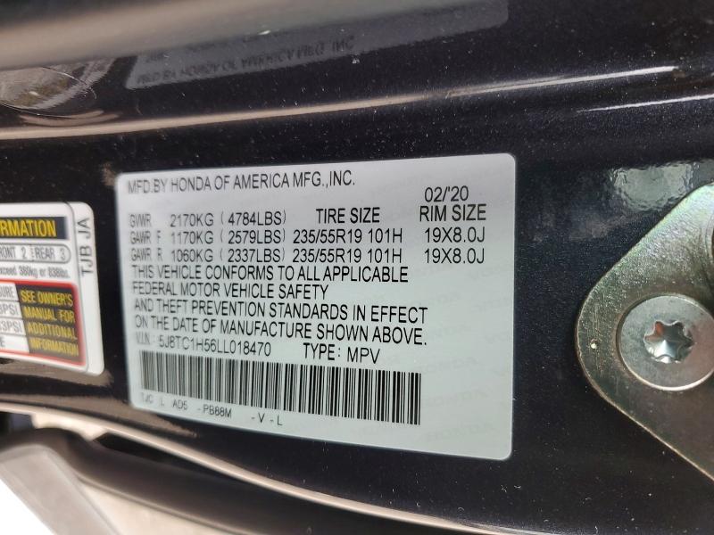 Продажа на аукционе авто 2020 Acura Rdx, vin: 5J8TC1H56LL018470, номер лота: 48318556