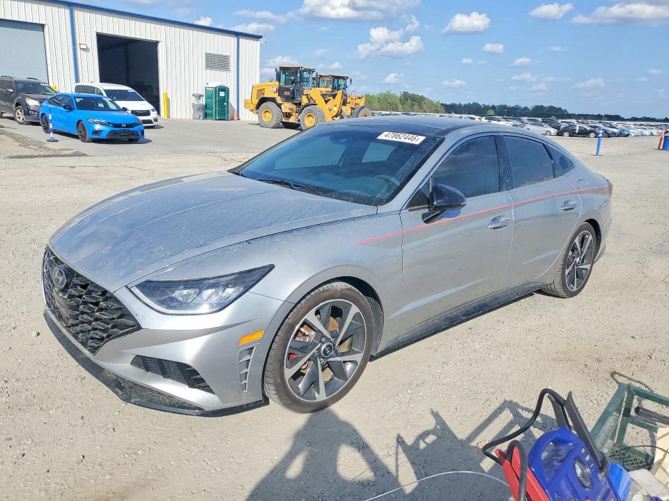 Продажа на аукционе авто 2021 Hyundai Sonata, vin: 5NPEJ4J28MH132099, номер лота: 47862446