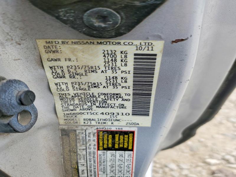 Продажа на аукционе авто 2012 Nissan Frontier, vin: 1N6BD0CT5CC409310, номер лота: 50329136