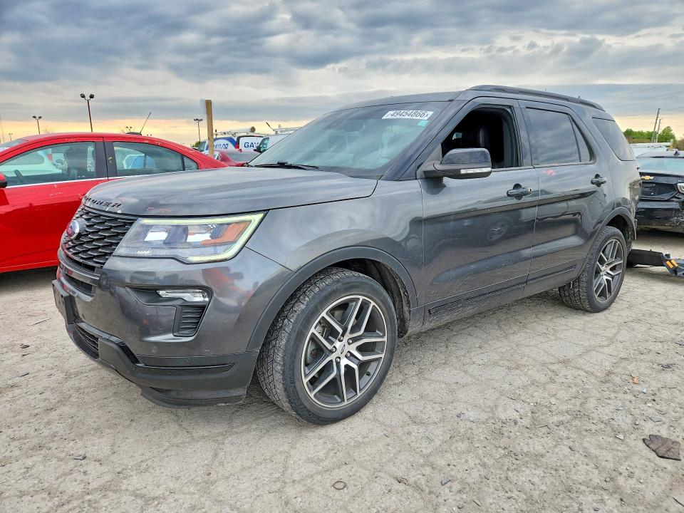 49454866 :رقم المزاد ، 1FM5K8GT4JGA48751 vin ، 2018 Ford Explorer مزاد بيع