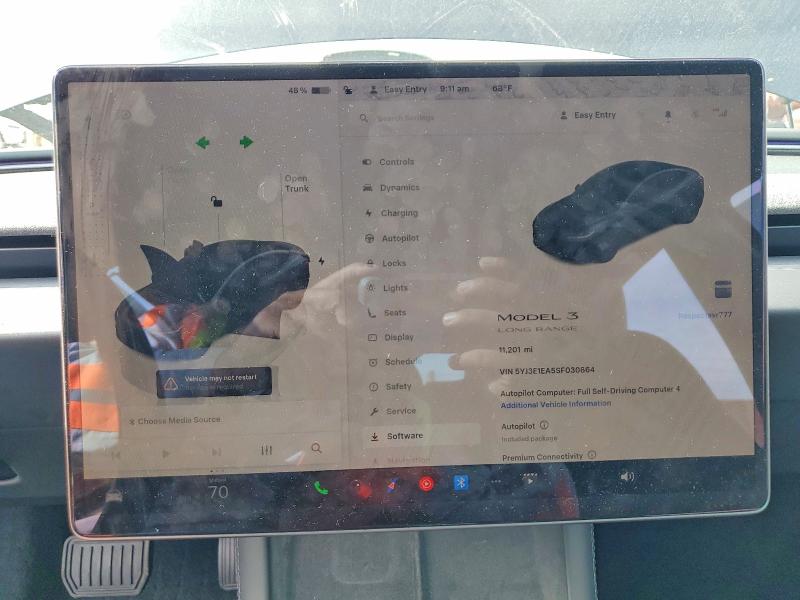 Aukcja sprzedaży 2025 Tesla Model 3, vin: 5YJ3E1EA5SF030864, numer aukcji: 48958266
