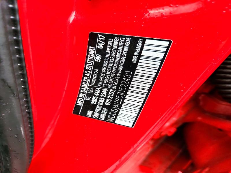 Продажа на аукционе авто 2018 Mercedes-benz Cla, vin: WDDSJ4GB5JN522430, номер лота: 48752916