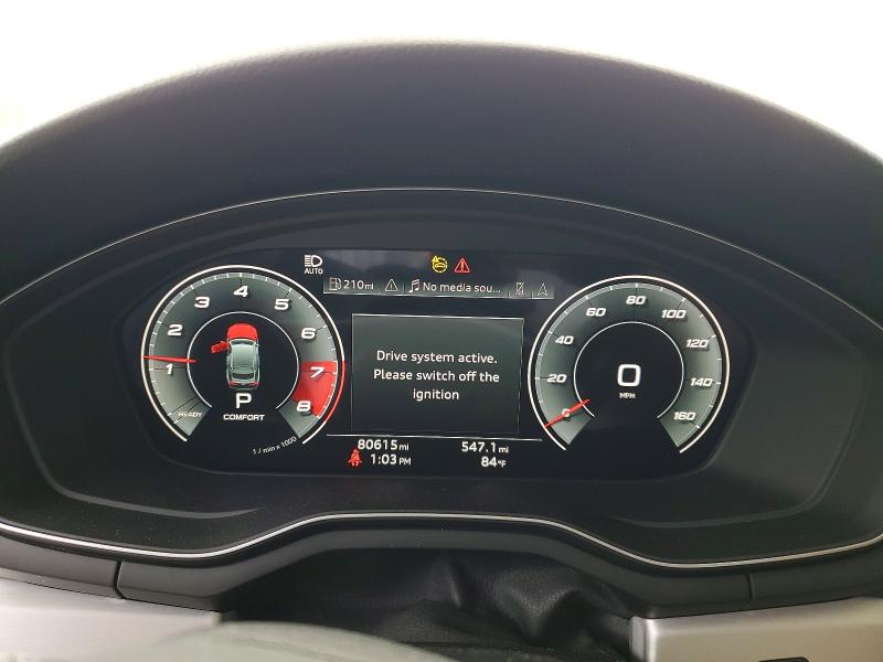 2021 Audi A5 მანქანა იყიდება აუქციონზე, vin: WAUFACF56MA055822, აუქციონის ნომერი: 48803706