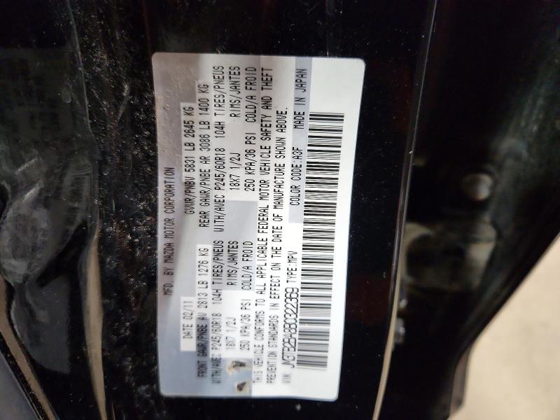 Aukcja sprzedaży 2011 Mazda Cx-9, vin: JM3TB2BA8B0322369, numer aukcji: 50075836