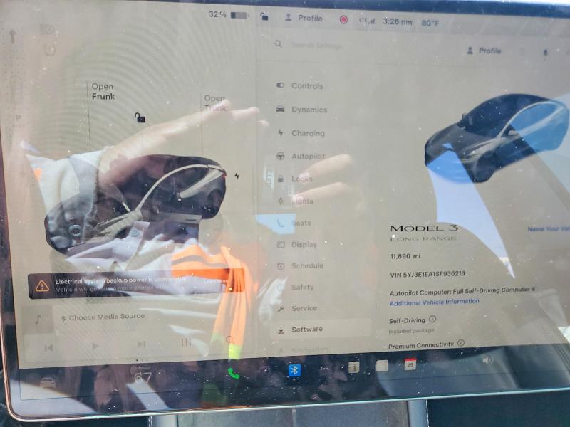 2025 Tesla Model 3 მანქანა იყიდება აუქციონზე, vin: 5YJ3E1EA1SF936218, აუქციონის ნომერი: 51808346