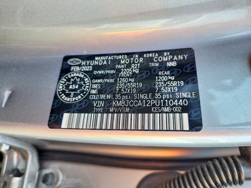 Aukcja sprzedaży 2023 Hyundai Tucson, vin: KM8JCCA12PU110440, numer aukcji: 46512076