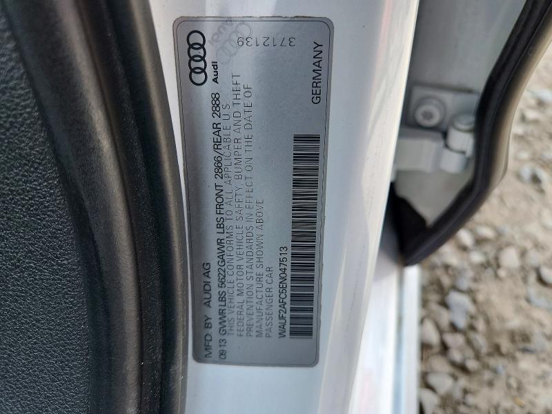 2014 Audi S6 მანქანა იყიდება აუქციონზე, vin: WAUF2AFC5EN047513, აუქციონის ნომერი: 49907796