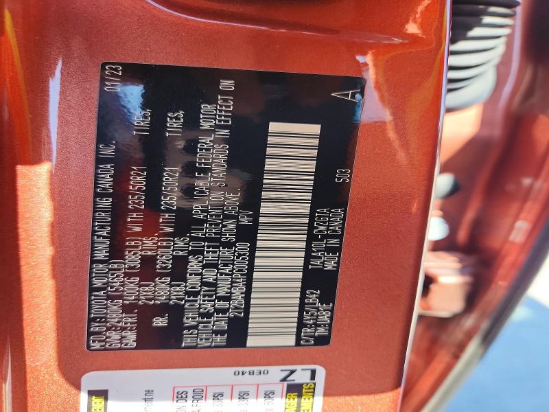 51183156 :رقم المزاد ، 2T2BAMBA4PC005300 vin ، 2023 Lexus Rx 350 مزاد بيع
