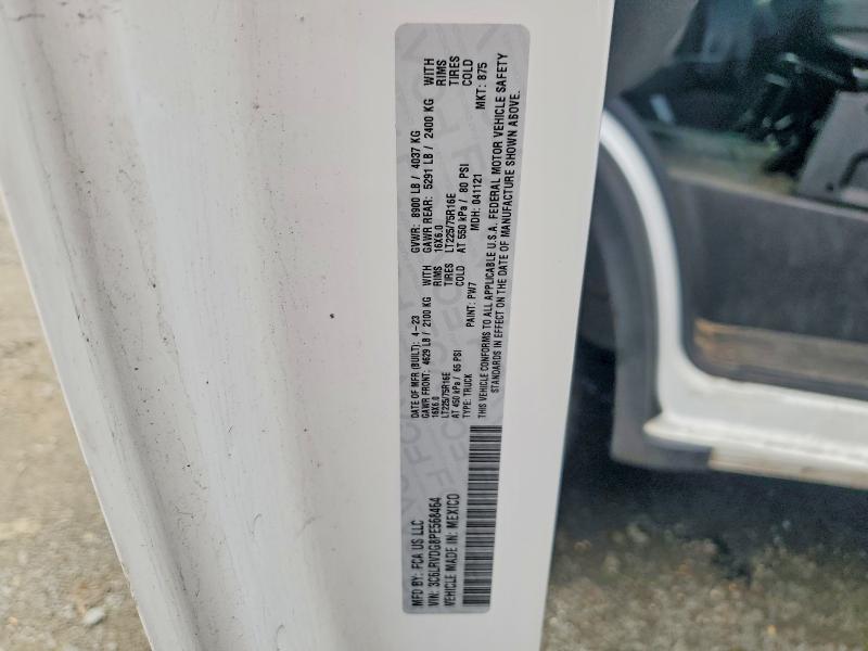 Продажа на аукционе авто 2023 Ram Promaster 2500, vin: 3C6LRVDG8PE568464, номер лота: 47283276