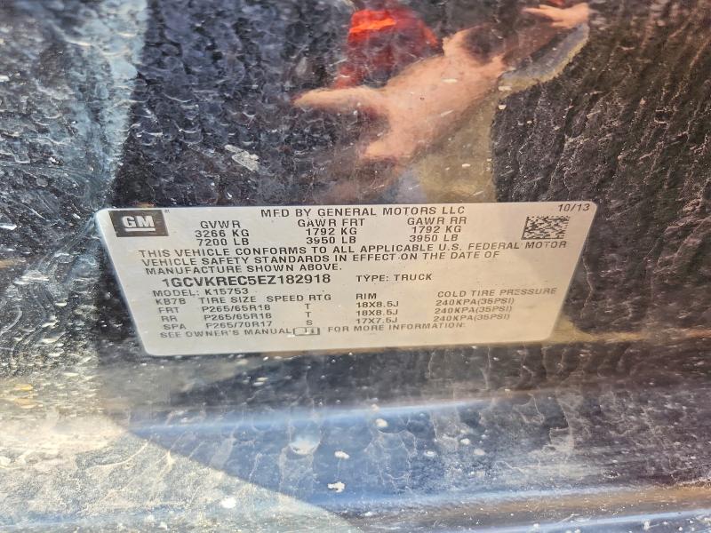 Продаж на аукціоні авто 2014 Chevrolet Silverado, vin: 1GCVKREC5EZ182918, номер лоту: 49269796