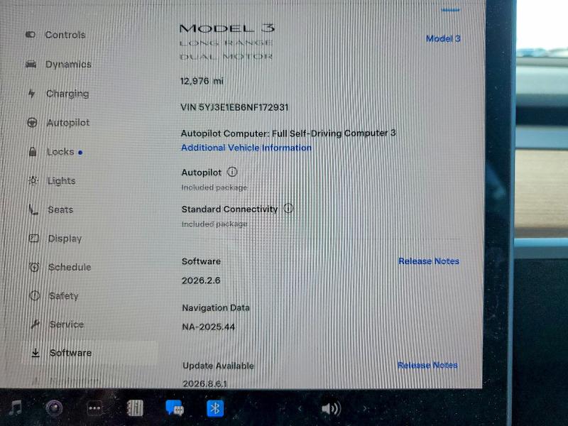Aukcja sprzedaży 2022 Tesla Model 3, vin: 5YJ3E1EB6NF172931, numer aukcji: 51194016