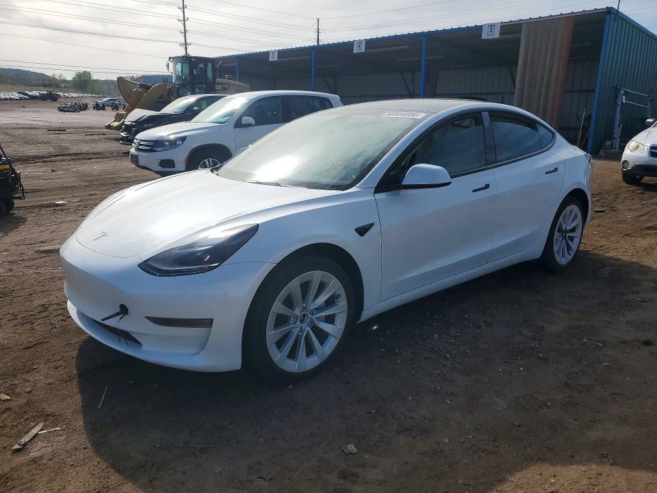 2022 Tesla Model 3 მანქანა იყიდება აუქციონზე, vin: 5YJ3E1EB5NF264354, აუქციონის ნომერი: 50504956