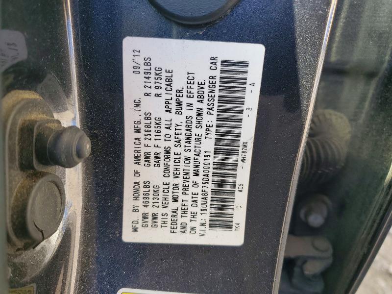 Продаж на аукціоні авто 2013 Acura Tl, vin: 19UUA8F75DA000191, номер лоту: 49222446
