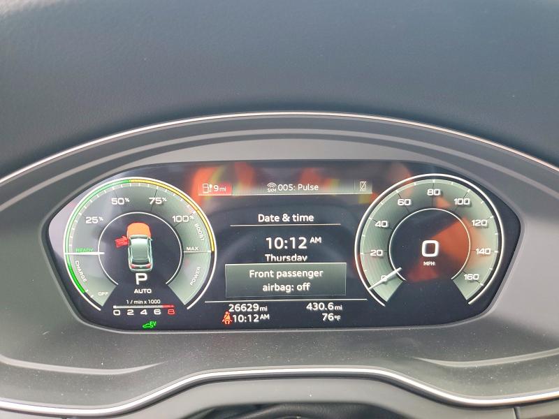 2021 Audi Q5 E მანქანა იყიდება აუქციონზე, vin: WA1E2AFY2M2048168, აუქციონის ნომერი: 49960446