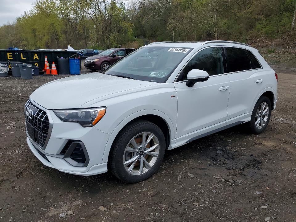 50743916 :رقم المزاد ، WA1DECF38M1038091 vin ، 2021 Audi Q3 مزاد بيع