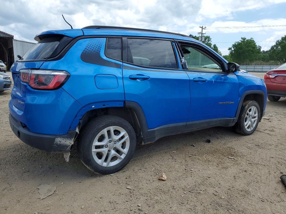 Продаж на аукціоні авто 2018 Jeep Compass, vin: 3C4NJCAB0JT255109, номер лоту: 50326416