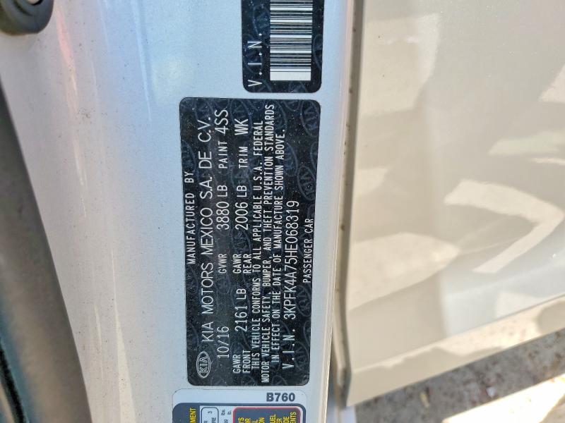 Продаж на аукціоні авто 2017 Kia Forte, vin: 3KPFK4A75HE068319, номер лоту: 50317236