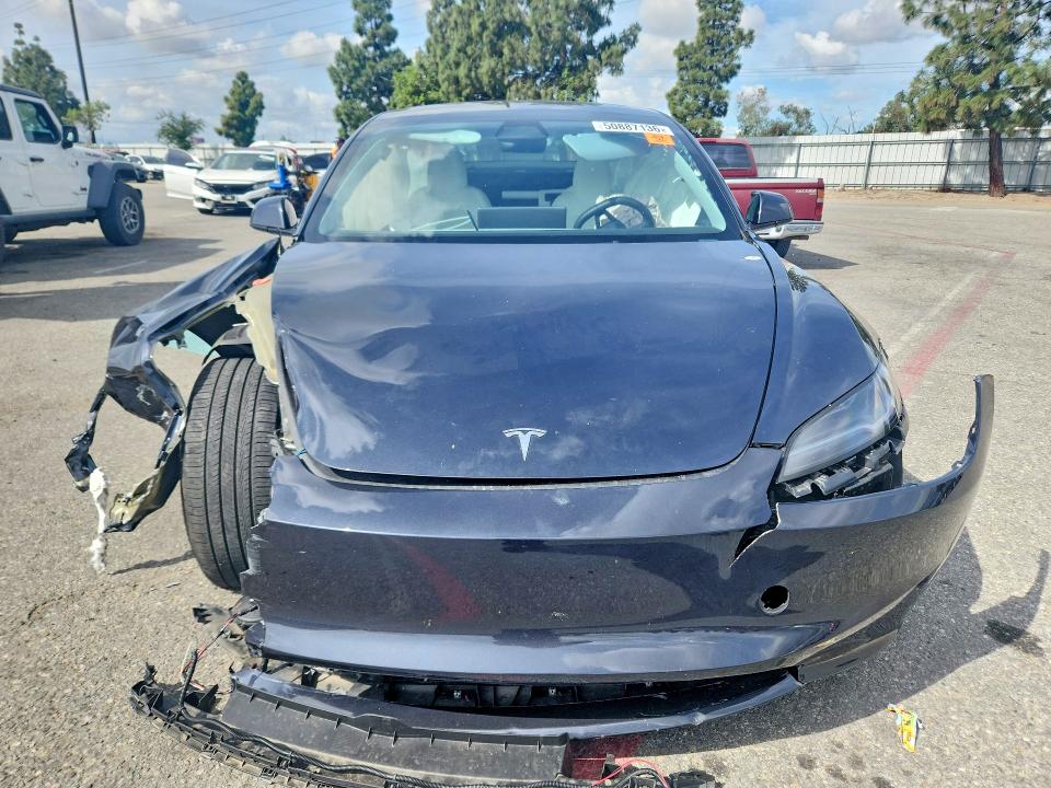 50887136 :رقم المزاد ، 5YJ3E1EA5RF869231 vin ، 2024 Tesla Model 3 مزاد بيع