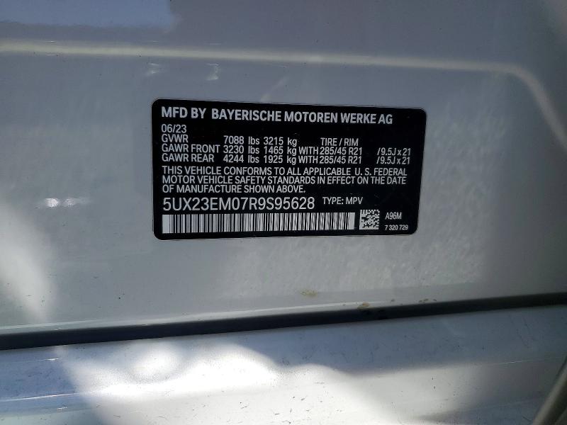 Продаж на аукціоні авто 2024 Bmw X7, vin: 5UX23EM07R9S95628, номер лоту: 48946336