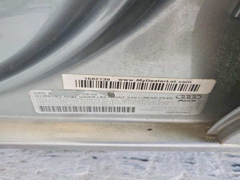Продаж на аукціоні авто 2010 Audi A4, vin: WAUBFAFL4AN022440, номер лоту: 48579216