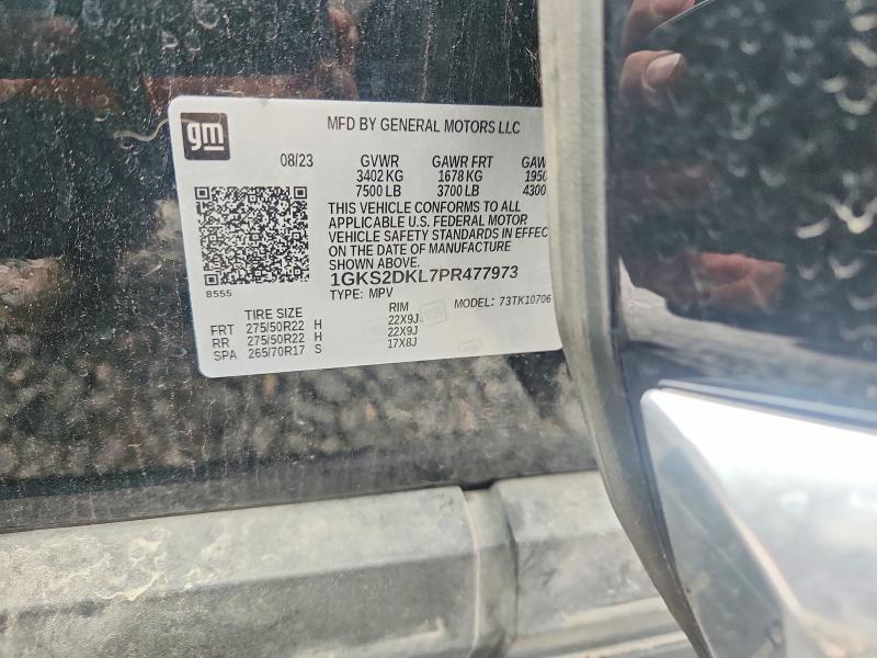 Продажа на аукционе авто 2023 Gmc Yukon, vin: 1GKS2DKL7PR477973, номер лота: 49548866