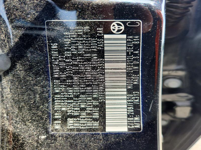 49587126 :رقم المزاد ، 5YFEPMAE6NP375939 vin ، 2022 Toyota Corolla مزاد بيع