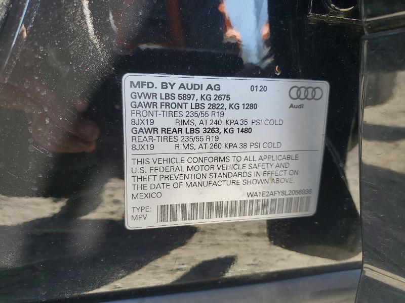 Продажа на аукционе авто 2020 Audi Q5 E, vin: WA1E2AFY8L2056936, номер лота: 49140596