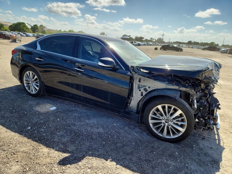 2021 Infiniti Q50 მანქანა იყიდება აუქციონზე, vin: JN1EV7BP9MM704659, აუქციონის ნომერი: 51288646