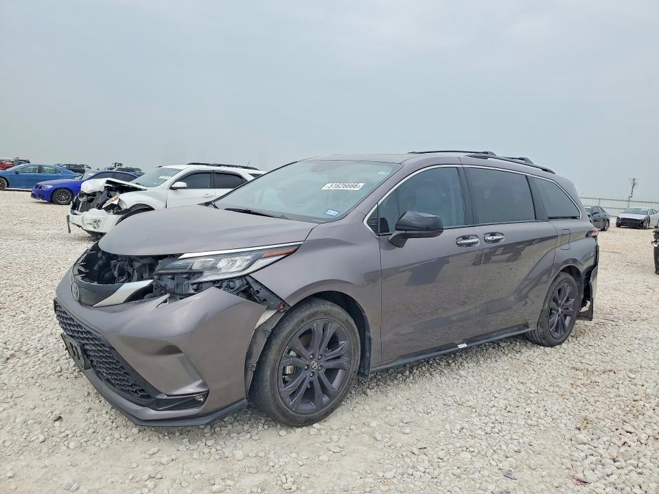 2022 Toyota Sienna მანქანა იყიდება აუქციონზე, vin: 5TDDRKEC9NS078285, აუქციონის ნომერი: 51626666