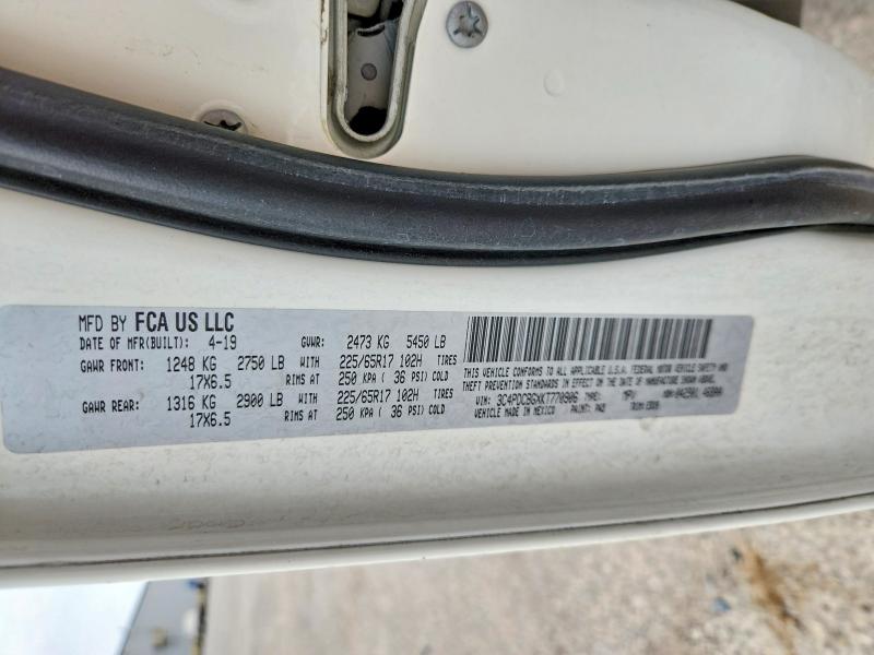 Продажа на аукционе авто 2019 Dodge Journey, vin: 3C4PDCBGXKT770906, номер лота: 46783216