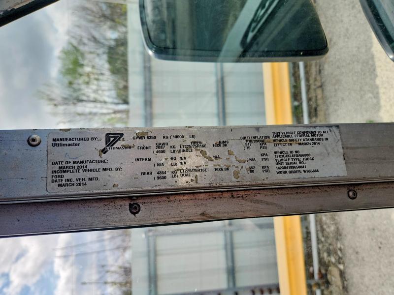 2014 Ford E450 მანქანა იყიდება აუქციონზე, vin: 1FC3E4KL4EDA66886, აუქციონის ნომერი: 49801876