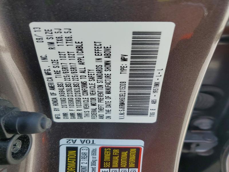Продаж на аукціоні авто 2014 Honda Cr-v, vin: 5J6RM4H50EL015309, номер лоту: 49981046